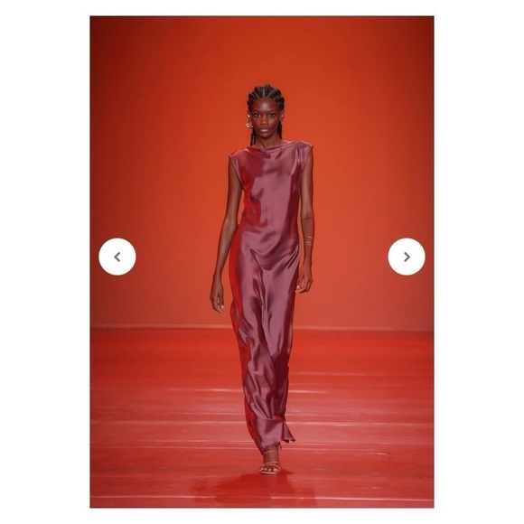 RUMER x FREE PEOPLE Kimberly Sleeveless Sheath Maxi Dress Mocha Brown Small NWT - Picture 5 of 16